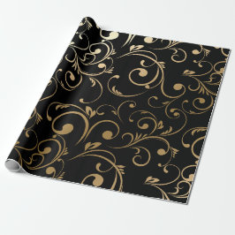 Papel De Presente Ouro Preto