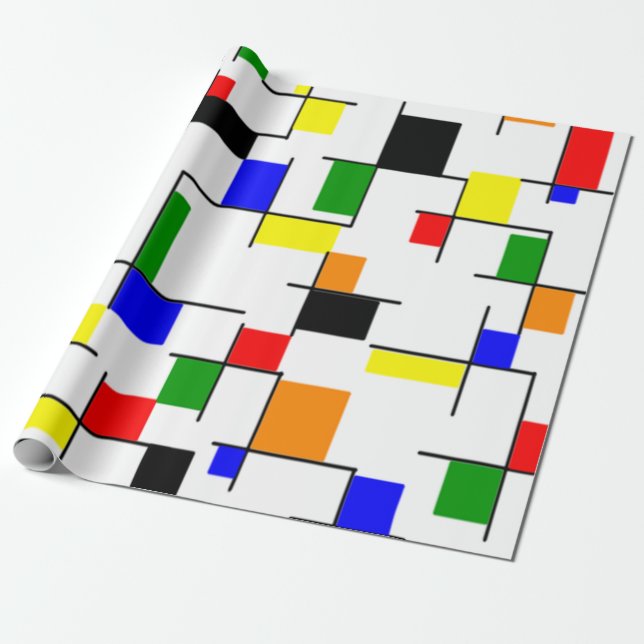 Papel De Presente Outra Bauhaus (Desenrolado)