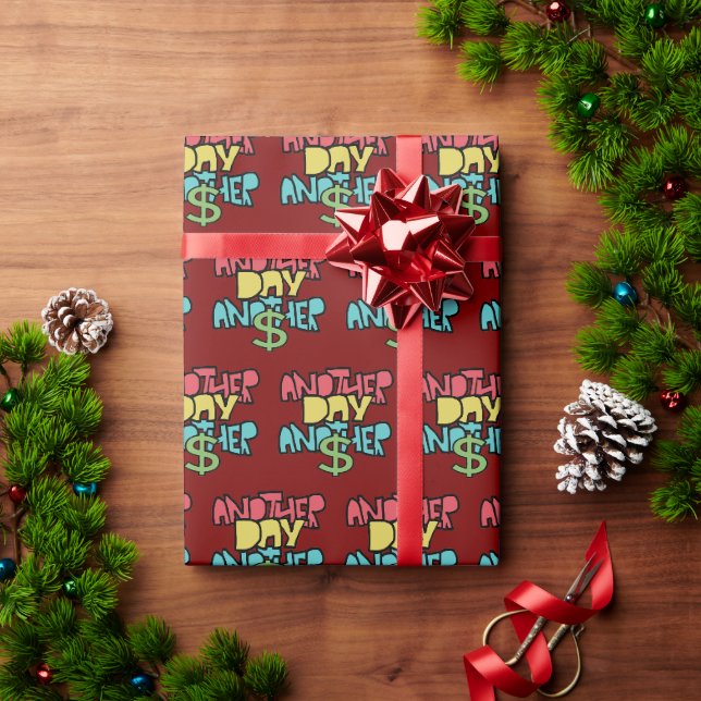 Papel De Presente Outro Dia Outro Dólar (Presente de Natal)