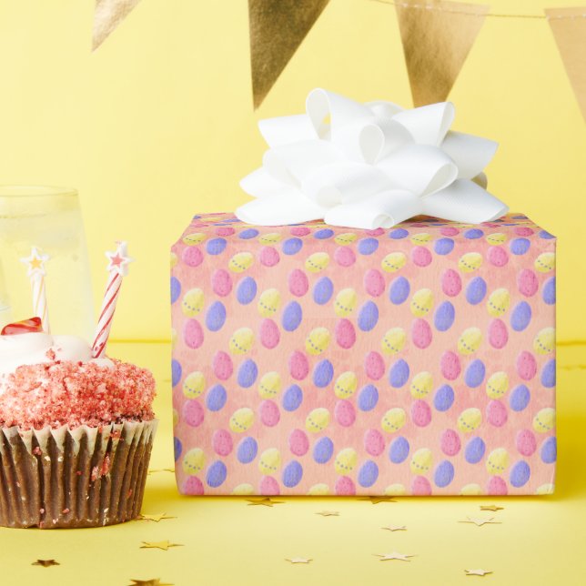 Papel De Presente Ovos de páscoa (Festa de aniversário)