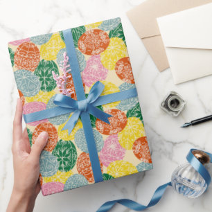 Papel De Presente Ovos De Páscoa Desordenados Do Pysanky Ucraniano P