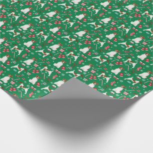 Papel De Presente Pacote de presente de Natal Suave da Fox Terrier