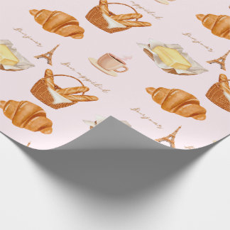 Papel De Presente Padeiro Francês Bliss