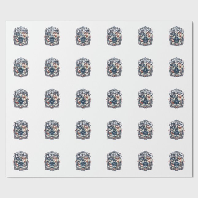 Papel De Presente Padeiro Patriótico de Massa Mãe (Aberto)