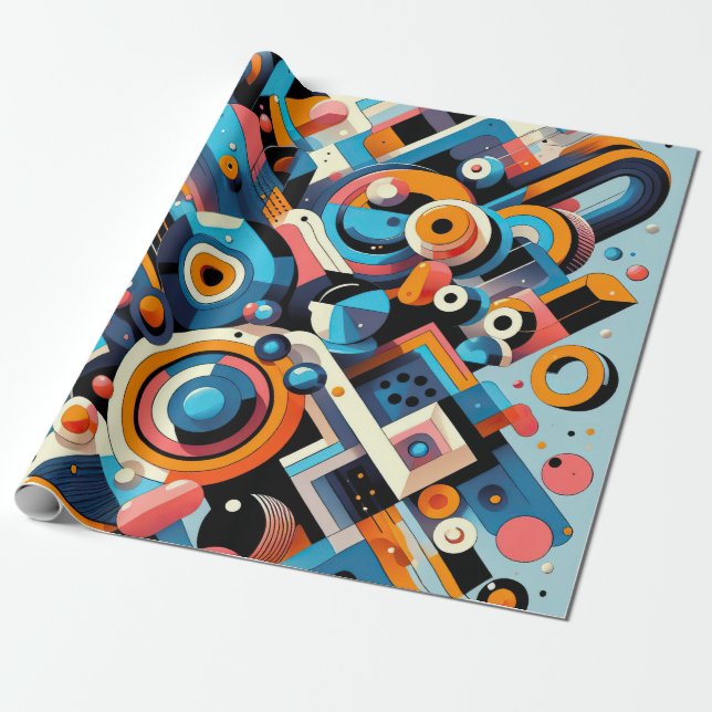 Papel De Presente Padrão 1 (Desenrolado)