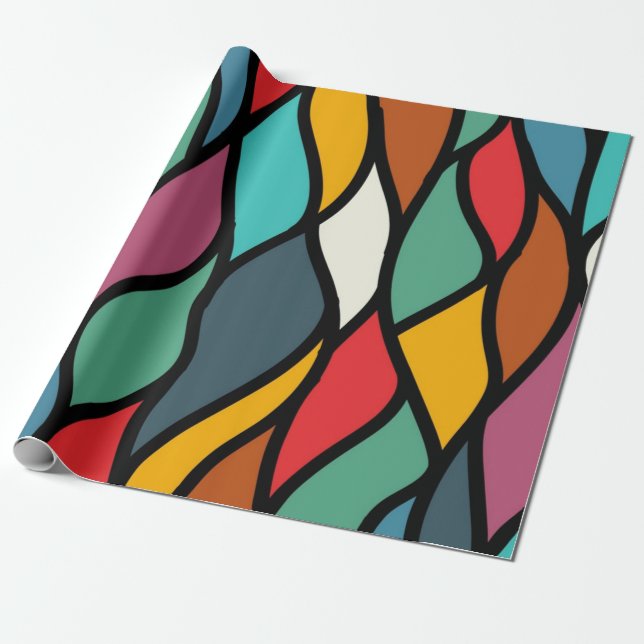 Papel De Presente Padrão abstrato (Desenrolado)