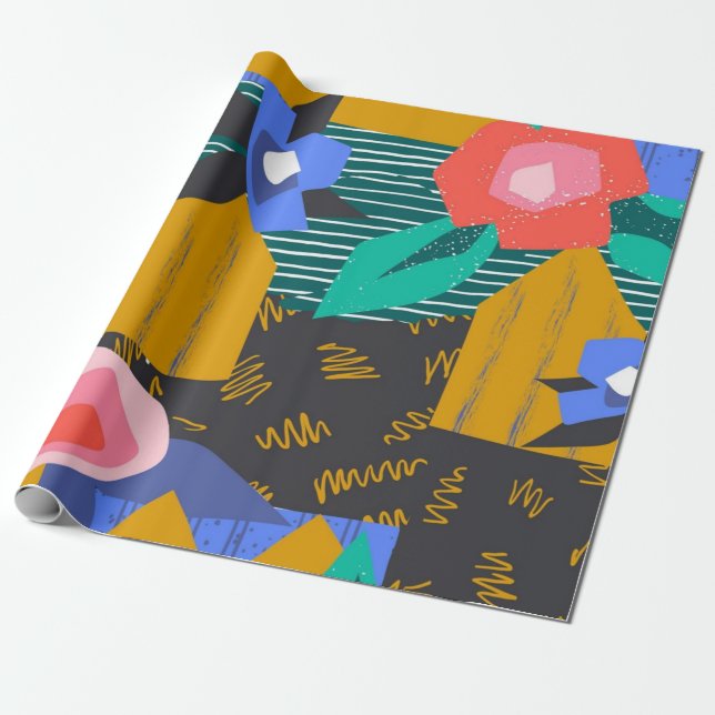 Papel De Presente Padrão abstrato (Desenrolado)