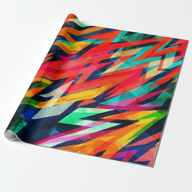 Papel De Presente Padrão abstrato (Desenrolado)
