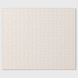 Papel De Presente Padrão Aconchegante de Outono
