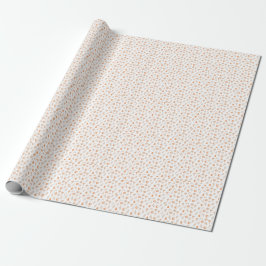 Papel De Presente Padrão Aconchegante de Outono