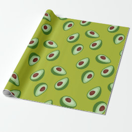 Papel De Presente padrão aguacate