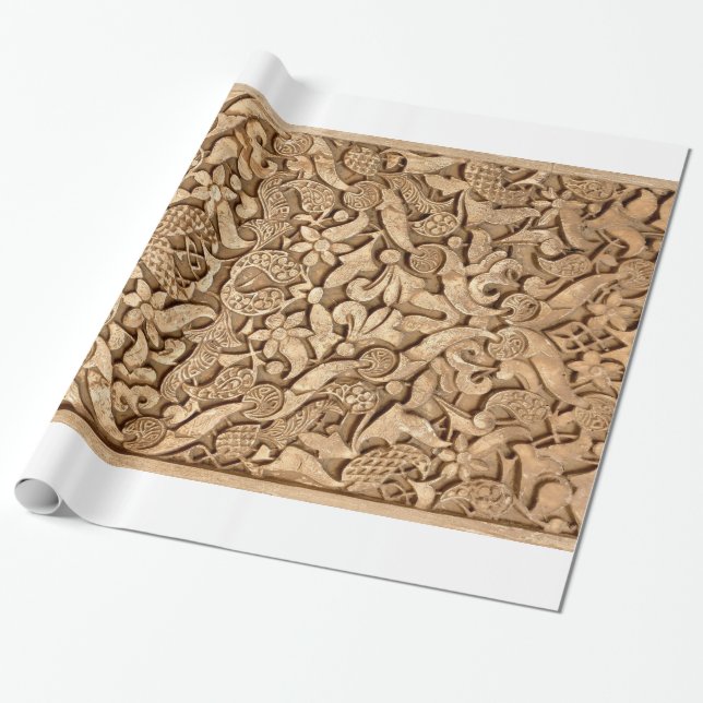 Papel De Presente Padrão Alhambra (Desenrolado)