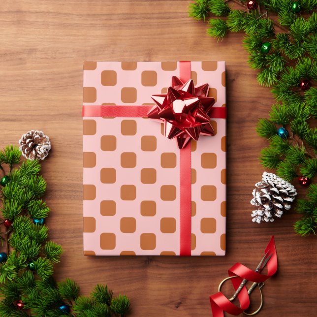 Papel De Presente PADRÃO AZULEJOS abstrato. (Presente de Natal)