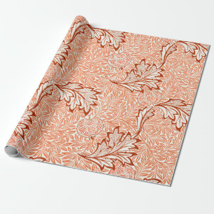 Papel De Presente Padrão Botânico Vintage de Maçã de William Morris