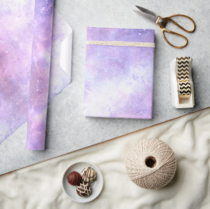 Papel De Presente Padrão Celestial Cosmic Galaxy