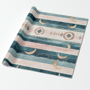 Papel De Presente Padrão Celestial do Sudoeste - Estilo Deserto