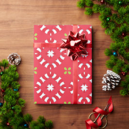 Papel De Presente Padrão Charme de Férias de Natal 04 -