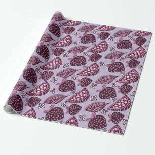 Papel De Presente Padrão Chic Berry & Fruity