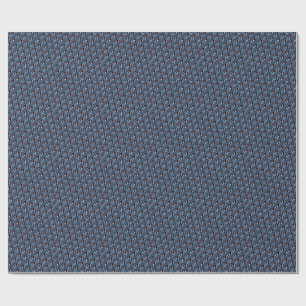Papel De Presente Padrão cinza azul elegante de aquarela para piano