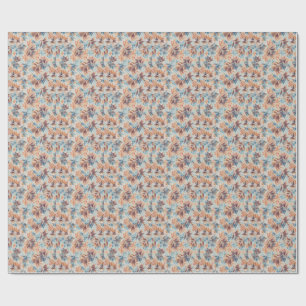 Papel De Presente Padrão clássico de tendência multicoloração vibran