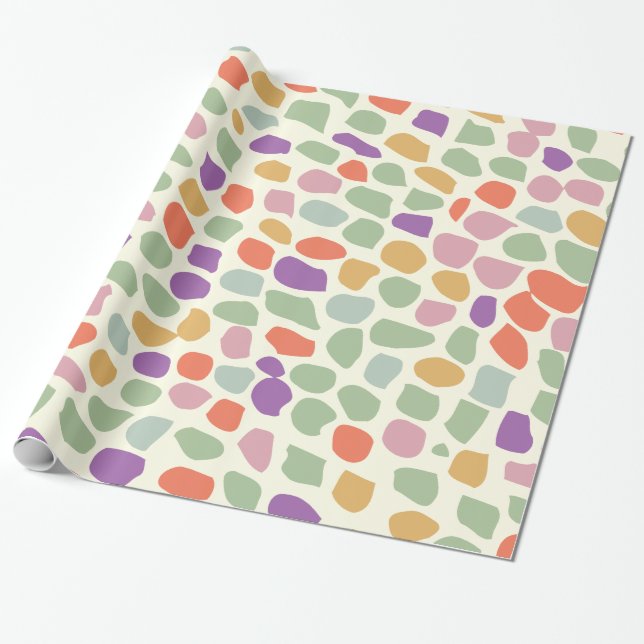 Papel De Presente padrão colorido (Desenrolado)