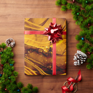 PAPEL DE PRESENTE PADRÃO COM PADRÃO MARCADO