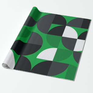 Papel De Presente Padrão com triângulos coloridos aleatórios Gerativ