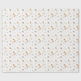 Papel De Presente Padrão contínuo de Amor de Cachorrinho | Cães brin
