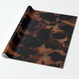 Papel De Presente Padrão contínuo de casco de tartaruga, elegante ca