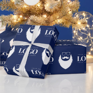 Papel De Presente Padrão corporativo do logotipo comercial personali