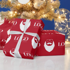 Papel De Presente Padrão corporativo do logotipo comercial personali