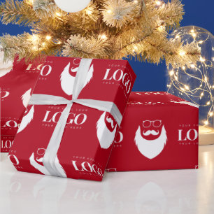 Papel De Presente Padrão corporativo do logotipo comercial personali