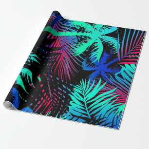 Papel De Presente Padrão da palmeira
