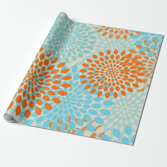 Papel De Presente Padrão da ventoinha (Desenrolado)
