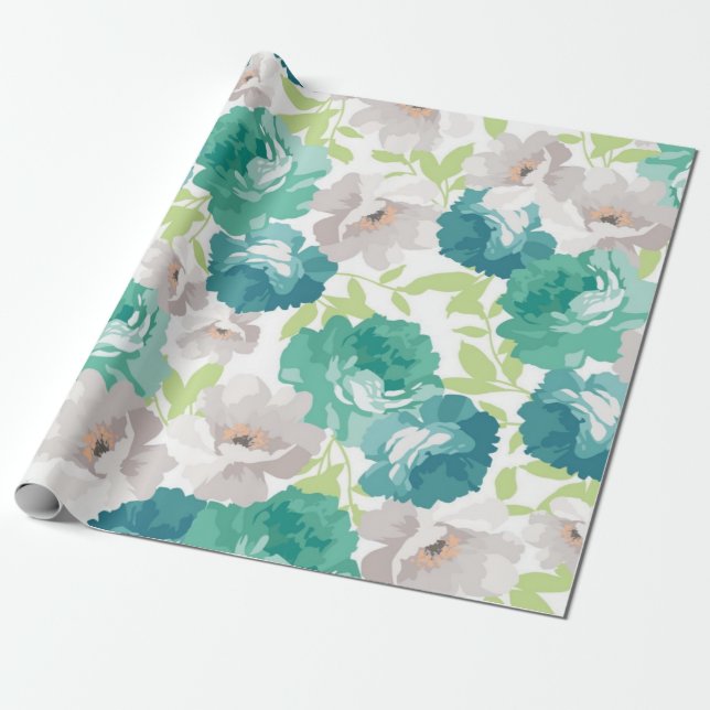 Papel De Presente Padrão da ventoinha (Desenrolado)