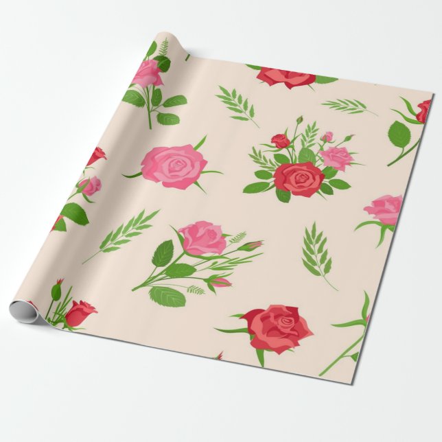 Papel De Presente Padrão da ventoinha (Desenrolado)