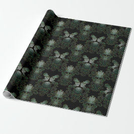 Papel De Presente Padrão Damask Vintage