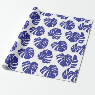 Papel De Presente Padrão das folhas das palmeiras tropicais