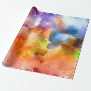 Papel De Presente Padrão de abstrato de arte digital. Desenho manual