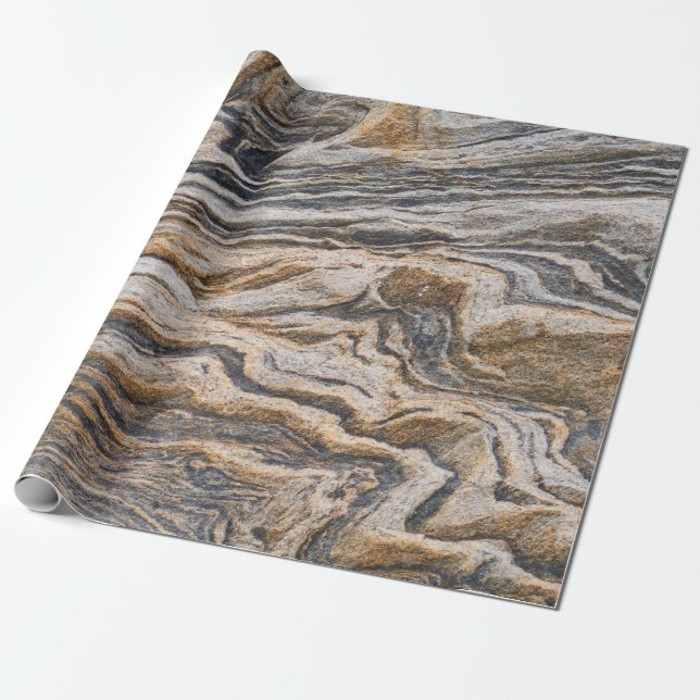 Papel De Presente Padrão de abstrato de mármore de textura (Desenrolado)