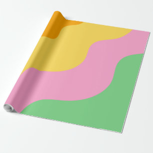 Papel De Presente Padrão de Abstrato de Pastel