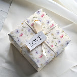 Papel De Presente Padrão de Aquarela de Pastel Selvagem Moderno<br><div class="desc">Apresentando um belo design de aquarela original sem costura,  meticulosamente modelado no âmbito criativo do nosso estúdio. Flores silvestres deliciadas dispostas em um padrão perfeito encantador,  tornando-o ideal para casamentos,  aniversários,  aniversários e além.</div>