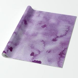 Papel De Presente Padrão de Aquarela Ultra Violeta