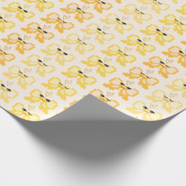 Papel De Presente Padrão de Arco de Pixel em Saltos Altos