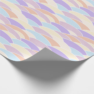 Papel De Presente Padrão de Arco Escalonado Divertido