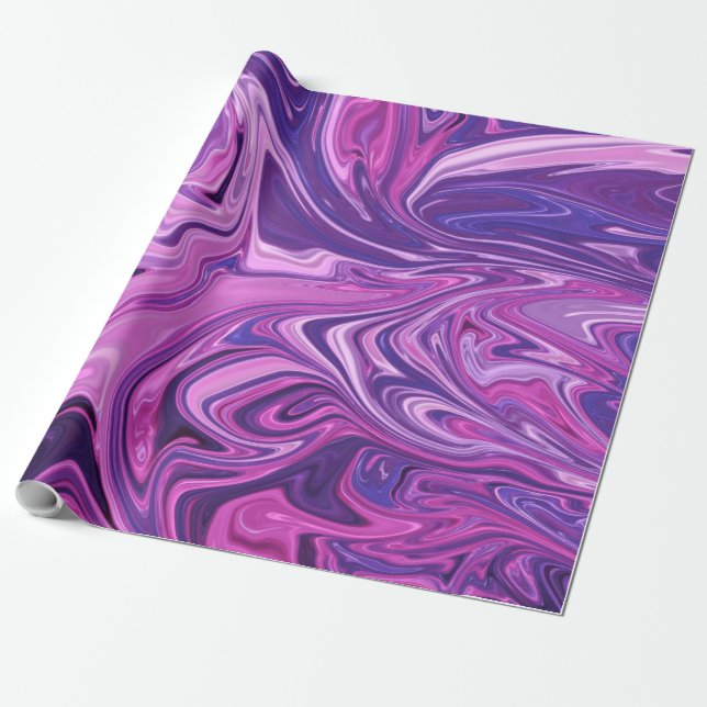 Papel De Presente Padrão de arte da Galáxia (Desenrolado)