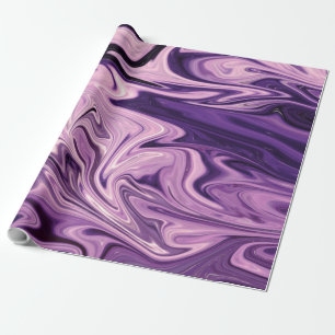 Papel De Presente Padrão de arte da galáxia azul