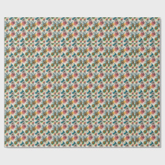 Papel De Presente Padrão de Arte de Salpico de Tinta de Girassol Col
