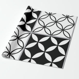 Papel De Presente Padrão de azulejos cerâmicos