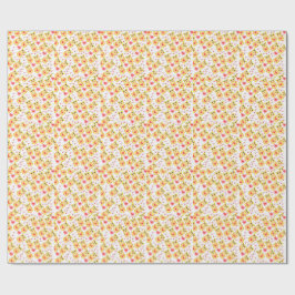Papel De Presente Padrão de Berçário do Ursinho Coração
